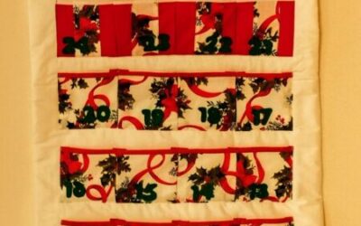 Karácsonyi kalendárium 24 zsebbel. Gyere varrd meg te is!