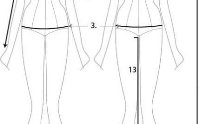 Méretvétel varrás előtt. Szoknya, ruha, blúz, nadrág