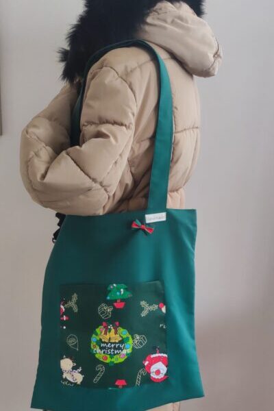 Kézműves szatyor karácsonyra